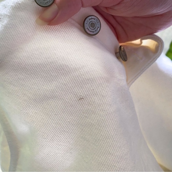 Reformation Cynthia High-Rise Straight Jeans Rigid Denim Flora Embroidery 29 GUC - Picture 4 of 10